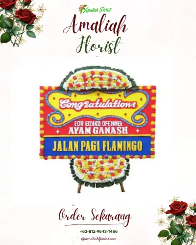 Bunga Papan Congratulation di Pampang
